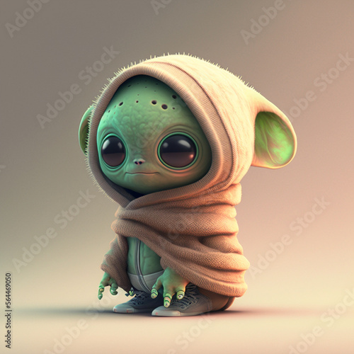 a cute alien
