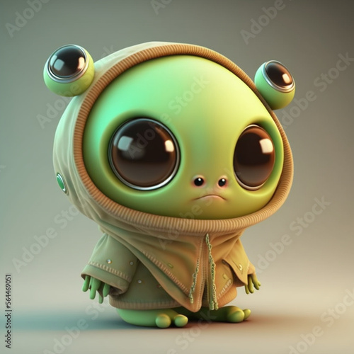 a cute alien