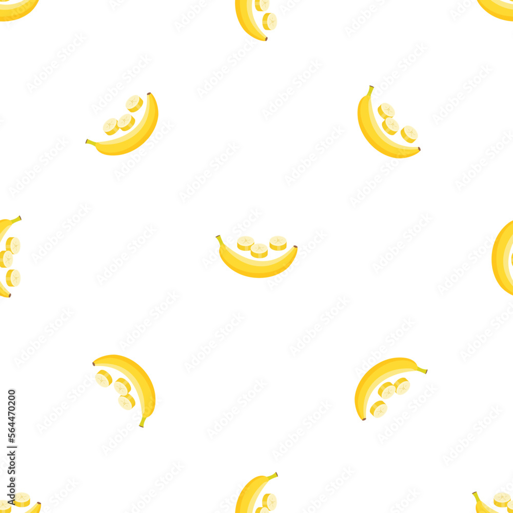 Whole banana pattern seamless background texture repeat wallpaper geometric vector Whole banana pattern seamless background texture repeat wallpaper geometric vector