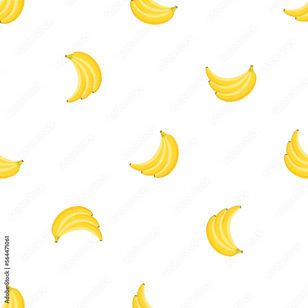Fresh banana pattern seamless background texture repeat wallpaper geometric vector Fresh banana pattern seamless background texture repeat wallpaper geometric vector
