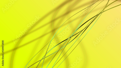 Yellow abstract light vector background