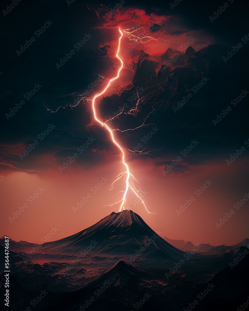 volcano in the clouds
Ai generated art