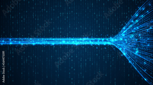 Technology background. Big data visualization concept