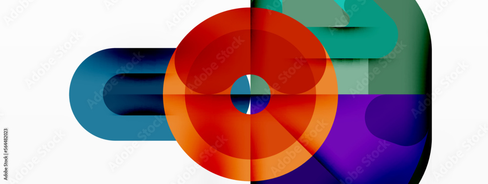 Creative geometric wallpaper. Circles, lines background. Business template for wallpaper, banner, background or landing Creative geometric wallpaper. Circles, lines background. Business template for wallpaper, banner, background or landing