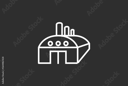 Illustration vector graphic of industry factory