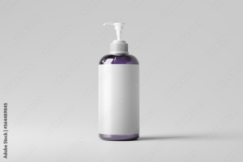 violet glass pump bottle mockup violet glass pump bottle mockup