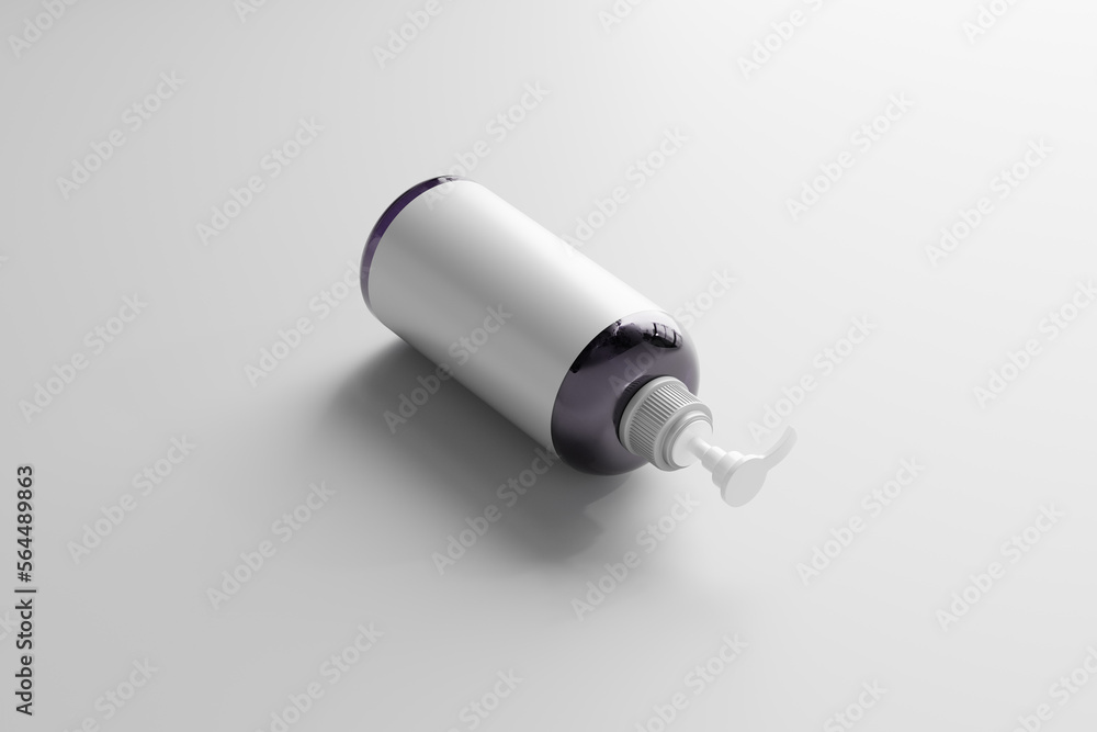 violet glass pump bottle mockup violet glass pump bottle mockup