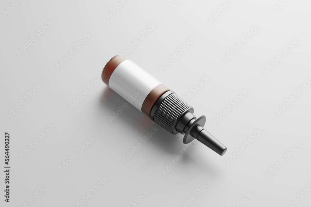 frosted amber glass nasal spray bottle mockup frosted amber glass nasal spray bottle mockup