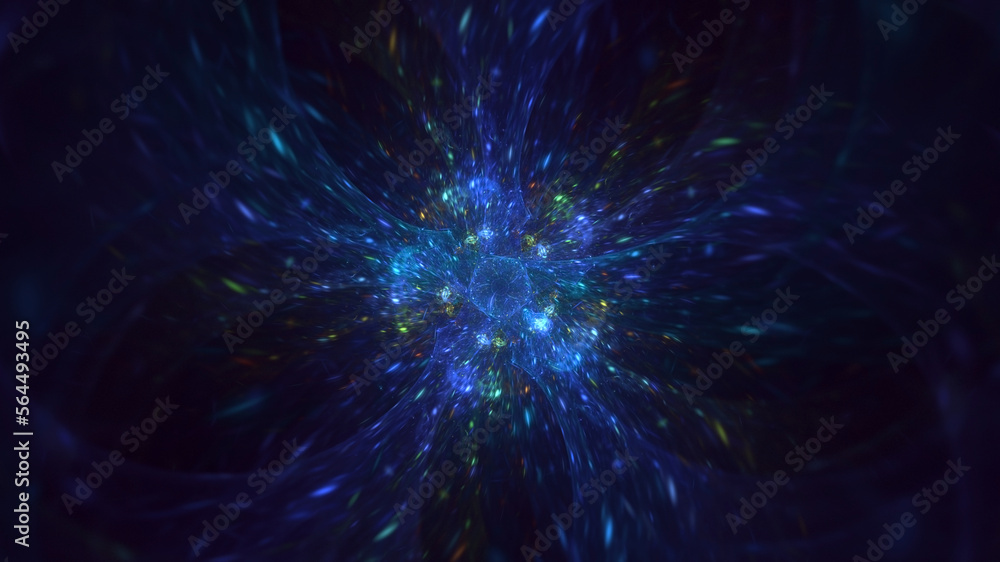 3D rendering abstract round hole light background 3D rendering abstract round hole light background