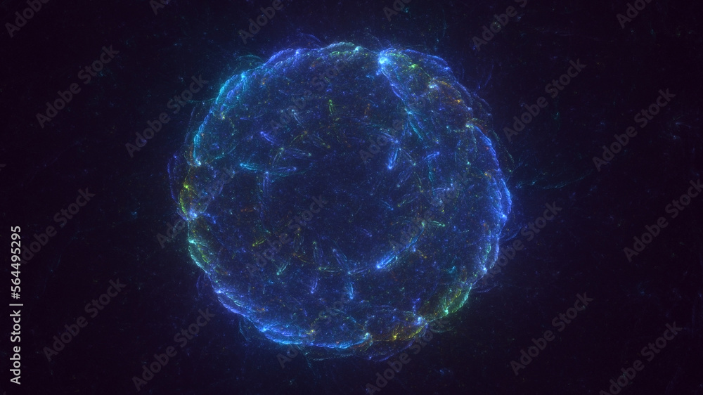 3D rendering abstract round hole light background 3D rendering abstract round hole light background