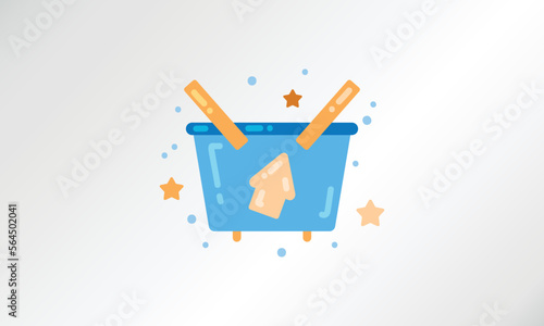 Gradient E-Commerce Logo. Online Shop Logo, Online Shopping Vector Logo High Quality With White Background Logo