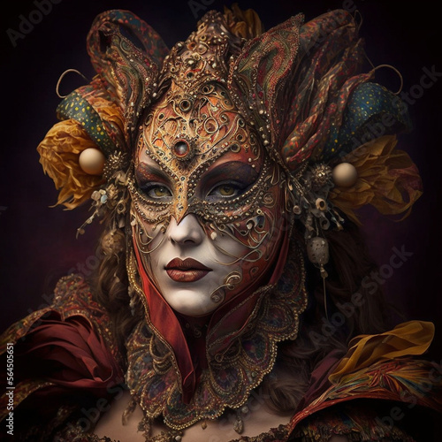 venetian mask from the carnival of venice 