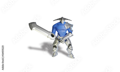 фотографія Sven character in dota 2 isolated on white background