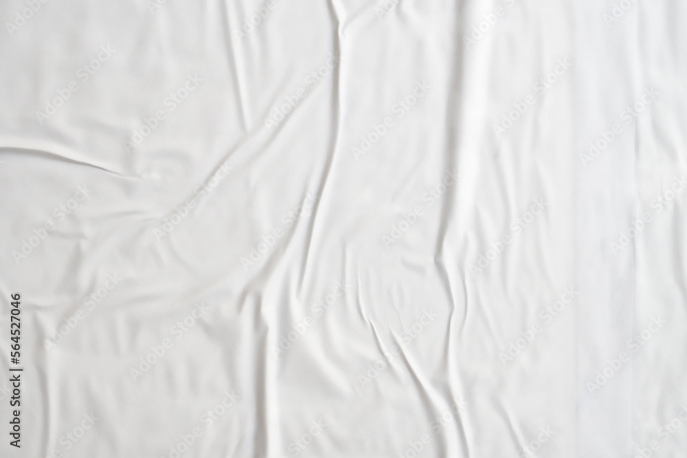 Obraz premium white crumpled and creased paper poster texture background