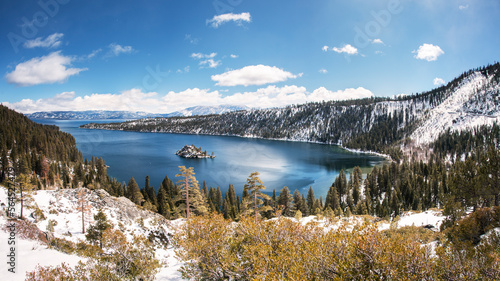 lake Tahoe in the winter
