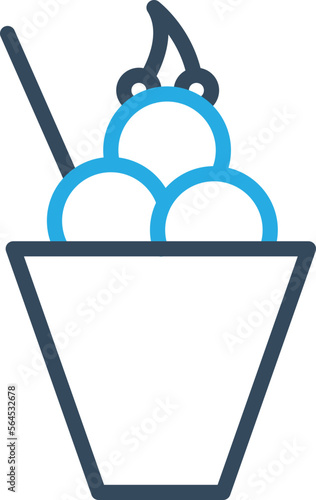 ice cup Vector Icon
