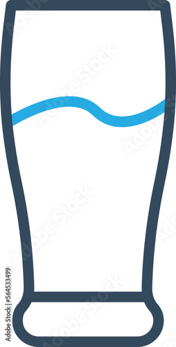 Juice glass Vector Icon 