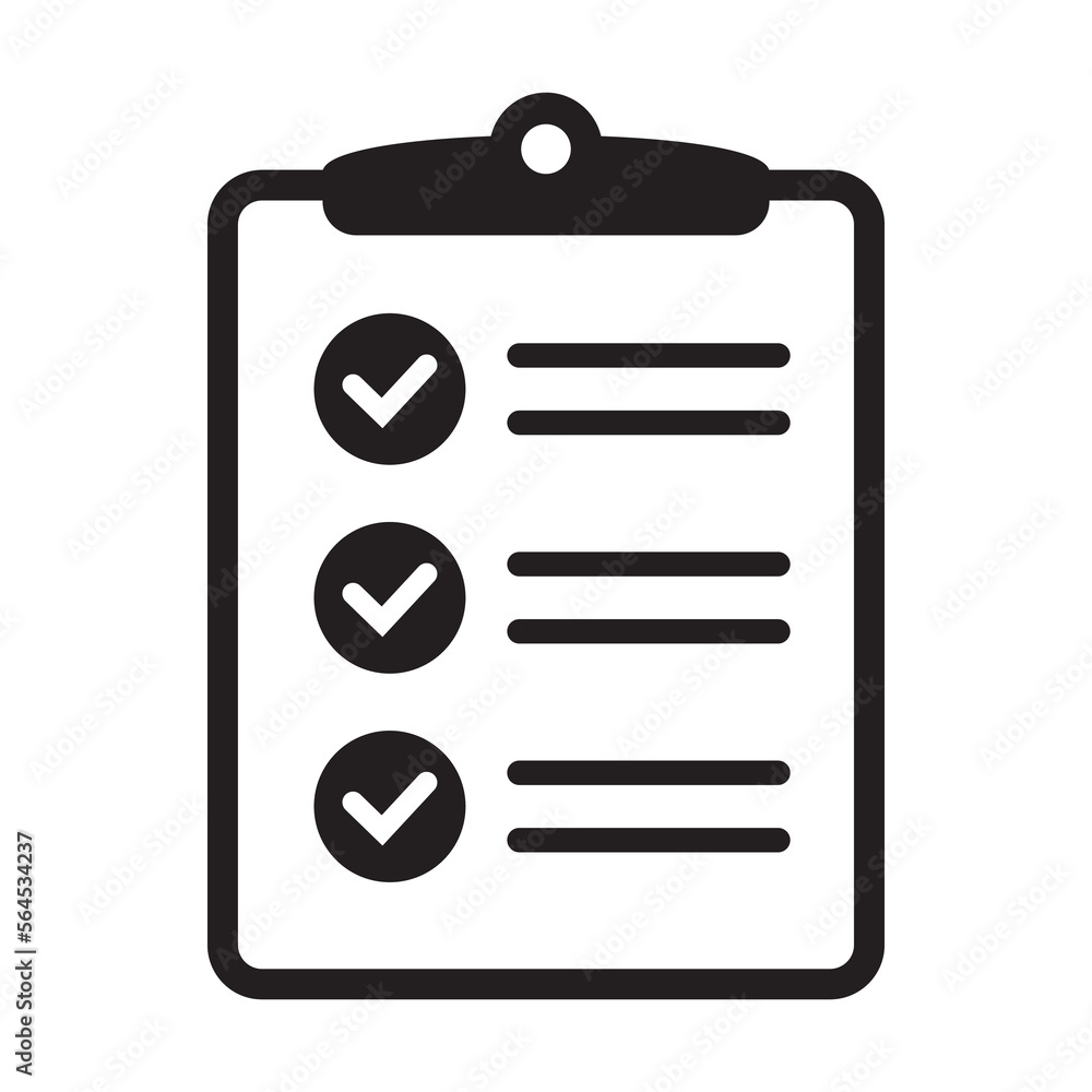Project management icon. Clipboard and checklist icon. To do list vector icon for web site and app design. Project management icon. Clipboard and checklist icon. To do list vector icon for web site and app design.