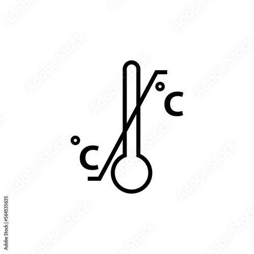 temperature limitation packaging icon vector design templates