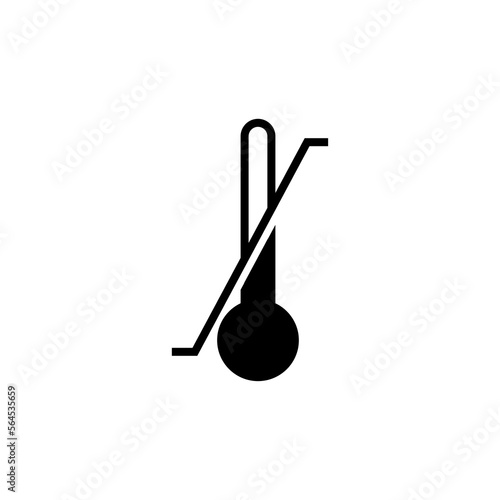 temperature limitation packaging icon vector design templates
