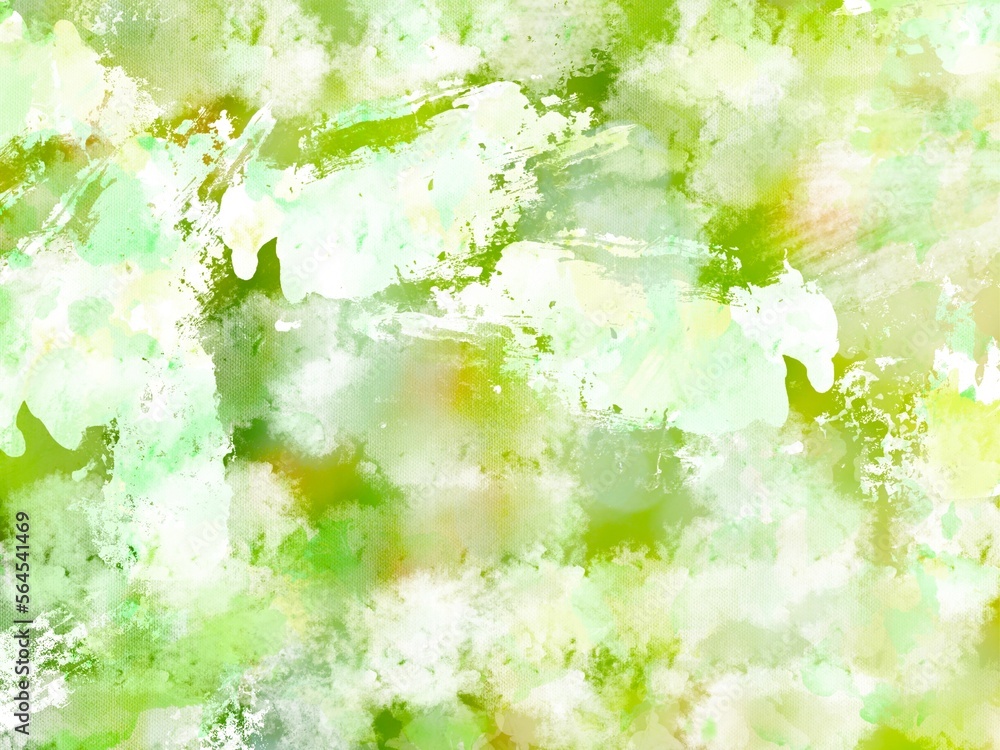 녹색 아트 워터컬러, 
추상적인 텍스처 얼룩의 배경