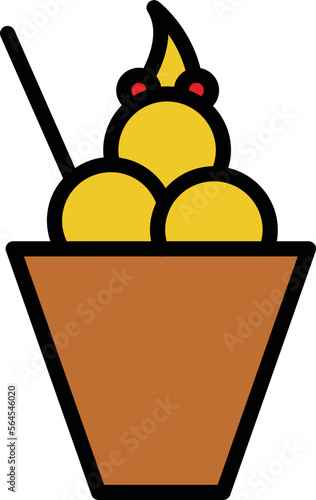 ice cup Vector Icon
