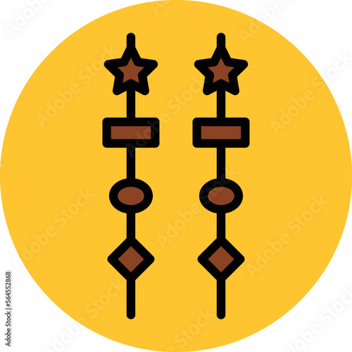 Kebab Vector Icon
