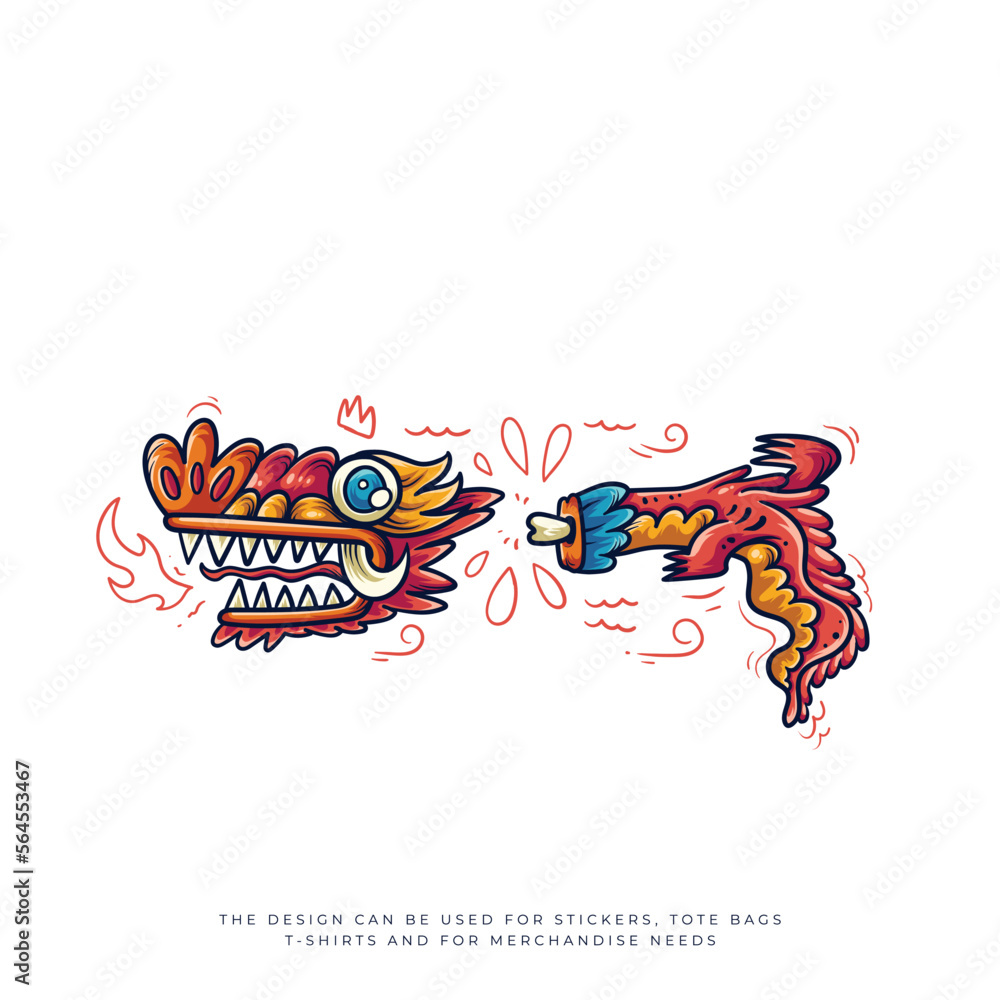 Obraz premium colorful abstract cute monster vector illustration design