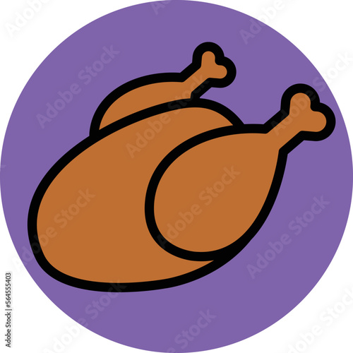 Meat Vector Icon
