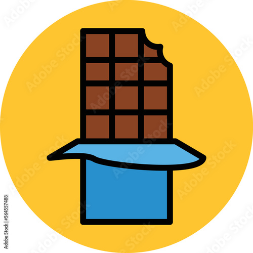 Chocolate  Vector Icon
