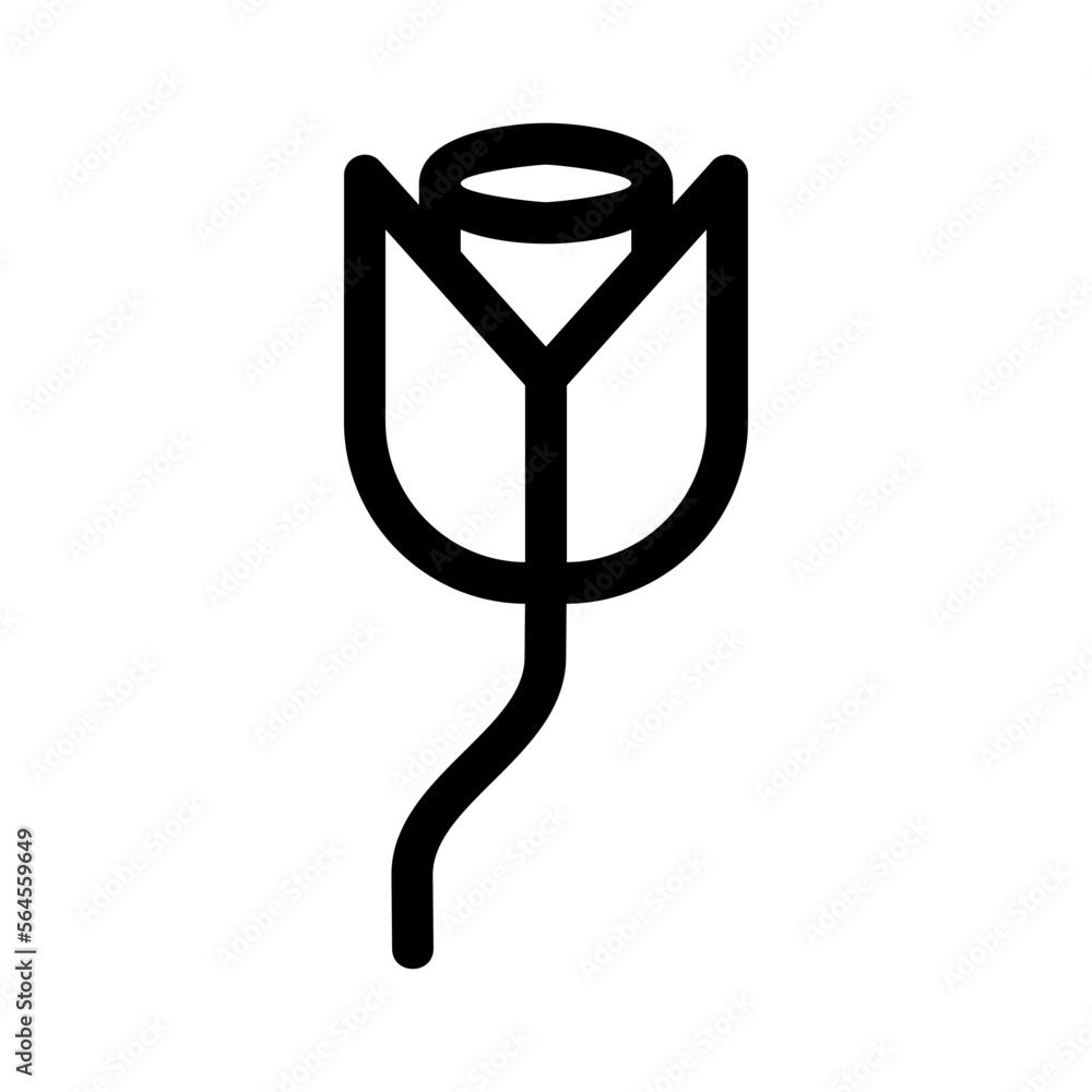 rose icon or logo isolated sign symbol vector illustration - high quality black style vector icons rose icon or logo isolated sign symbol vector illustration - high quality black style vector icons