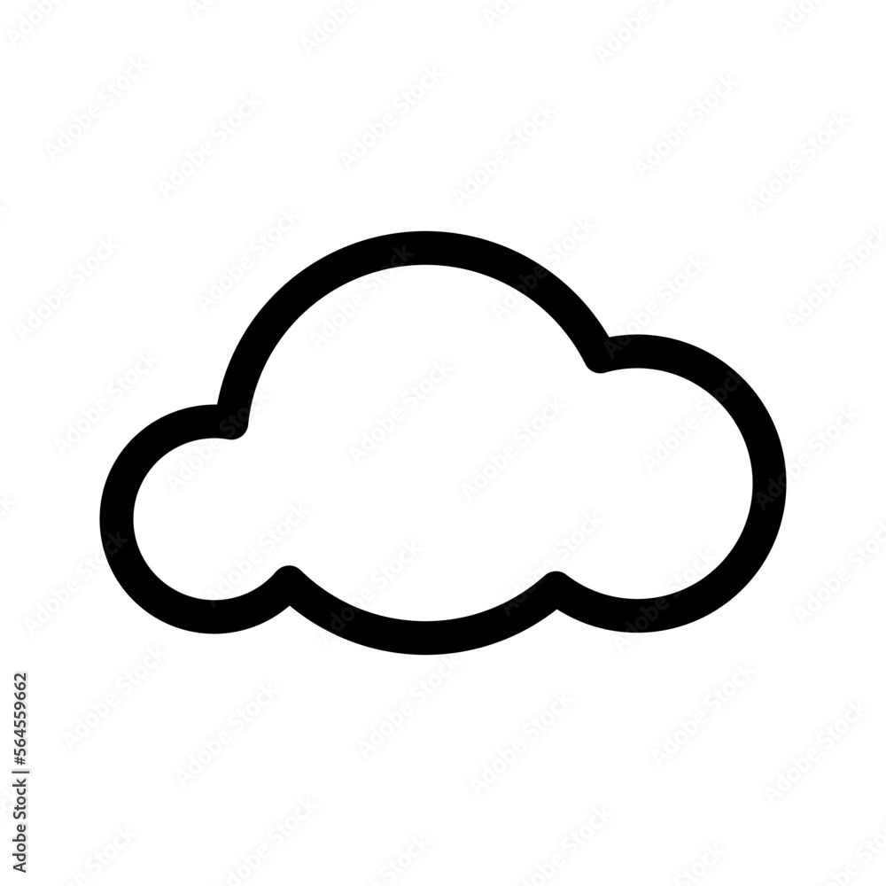 cloud icon or logo isolated sign symbol vector illustration - high quality black style vector icons cloud icon or logo isolated sign symbol vector illustration - high quality black style vector icons