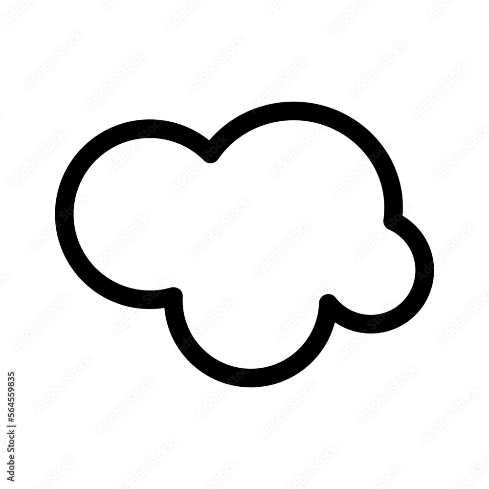 cloud icon or logo isolated sign symbol vector illustration - high quality black style vector icons cloud icon or logo isolated sign symbol vector illustration - high quality black style vector icons