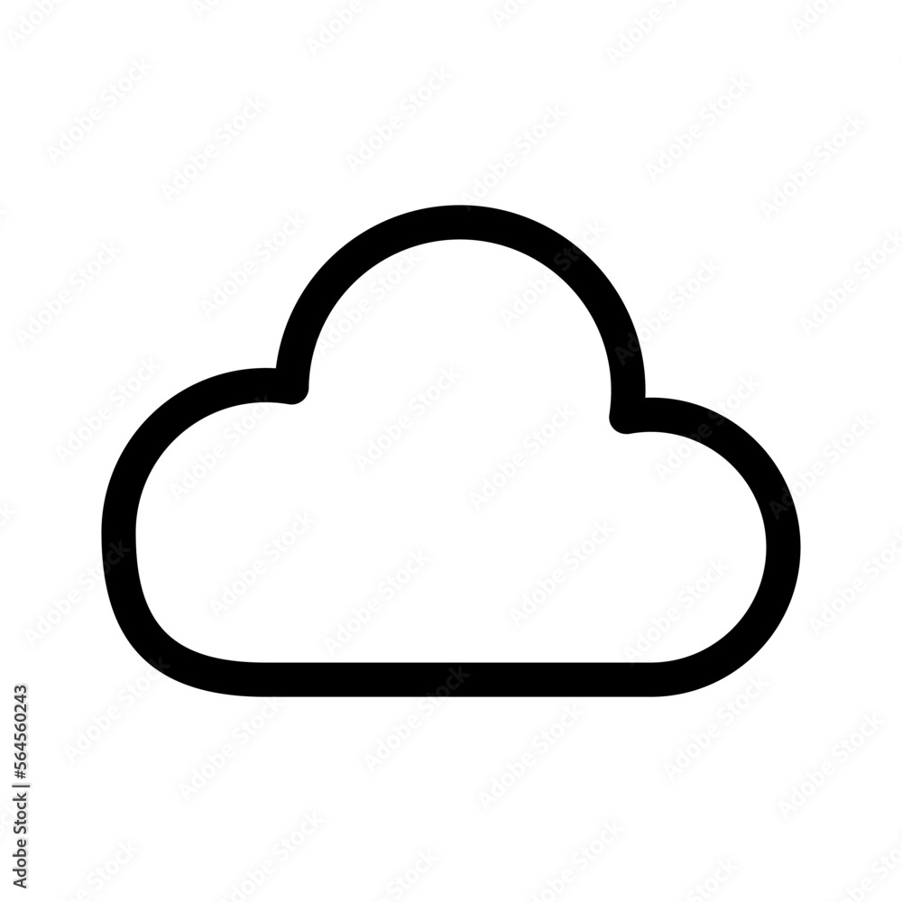 cloud icon or logo isolated sign symbol vector illustration - high quality black style vector icons cloud icon or logo isolated sign symbol vector illustration - high quality black style vector icons