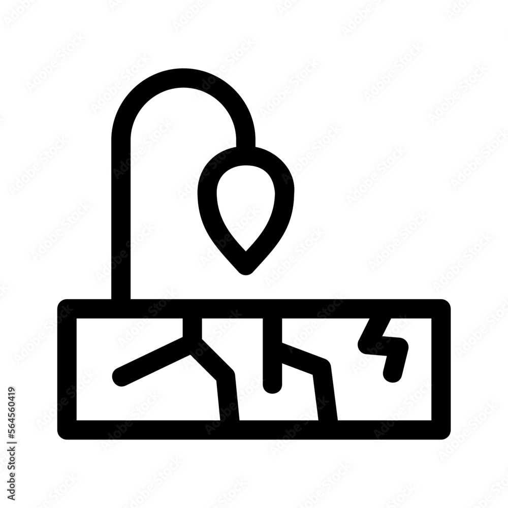 drought icon or logo isolated sign symbol vector illustration - high quality black style vector icons drought icon or logo isolated sign symbol vector illustration - high quality black style vector icons