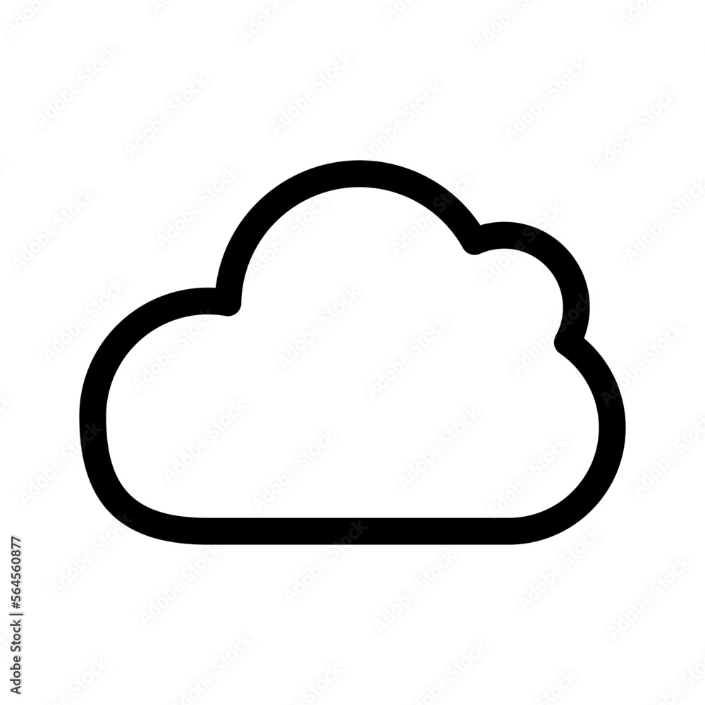 cloud icon or logo isolated sign symbol vector illustration - high quality black style vector icons cloud icon or logo isolated sign symbol vector illustration - high quality black style vector icons