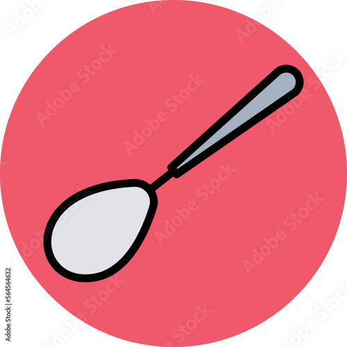 Teaspoon Vector Icon
