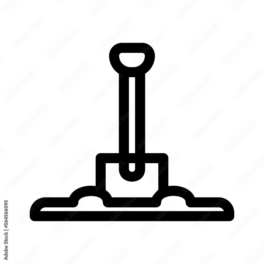 shovel snow icon or logo isolated sign symbol vector illustration - high quality black style vector icons shovel snow icon or logo isolated sign symbol vector illustration - high quality black style vector icons