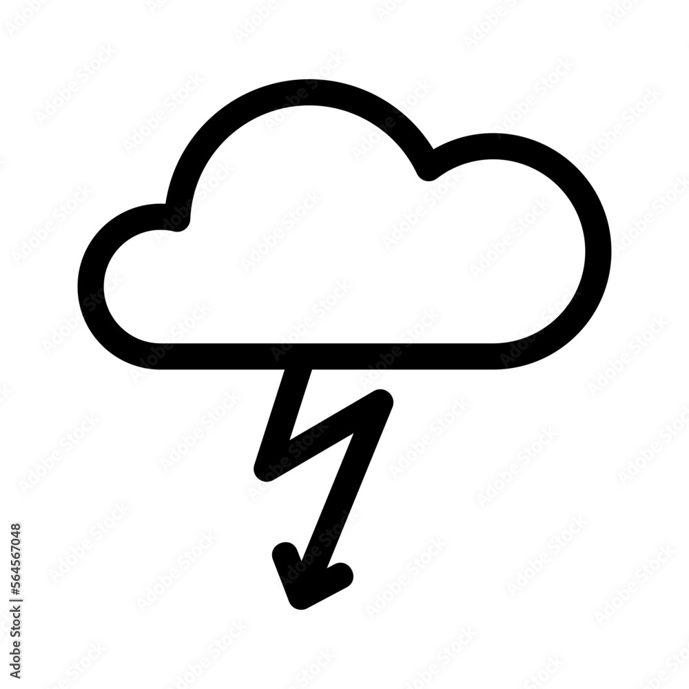 storm icon or logo isolated sign symbol vector illustration - high quality black style vector icons storm icon or logo isolated sign symbol vector illustration - high quality black style vector icons