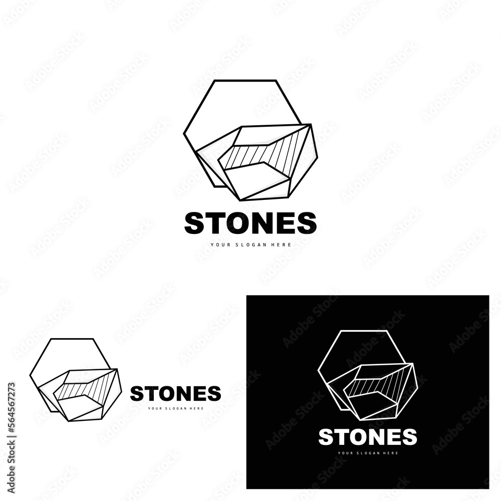 Stone Logo, Vector Stone Modern With Geometry Line Style, Design For Aesthetic Decoration, Brand Modern Product, Simple Icon Abstract Aesthetic Geometry Line Stone Logo, Vector Stone Modern With Geometry Line Style, Design For Aesthetic Decoration, Brand Modern Product, Simple Icon Abstract Aesthetic Geometry Line