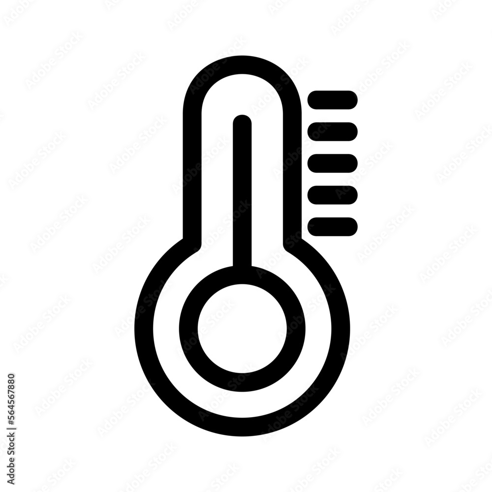 thermometer icon or logo isolated sign symbol vector illustration - high quality black style vector icons thermometer icon or logo isolated sign symbol vector illustration - high quality black style vector icons