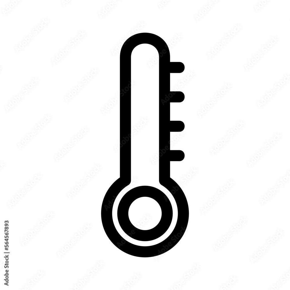 thermometer icon or logo isolated sign symbol vector illustration - high quality black style vector icons thermometer icon or logo isolated sign symbol vector illustration - high quality black style vector icons
