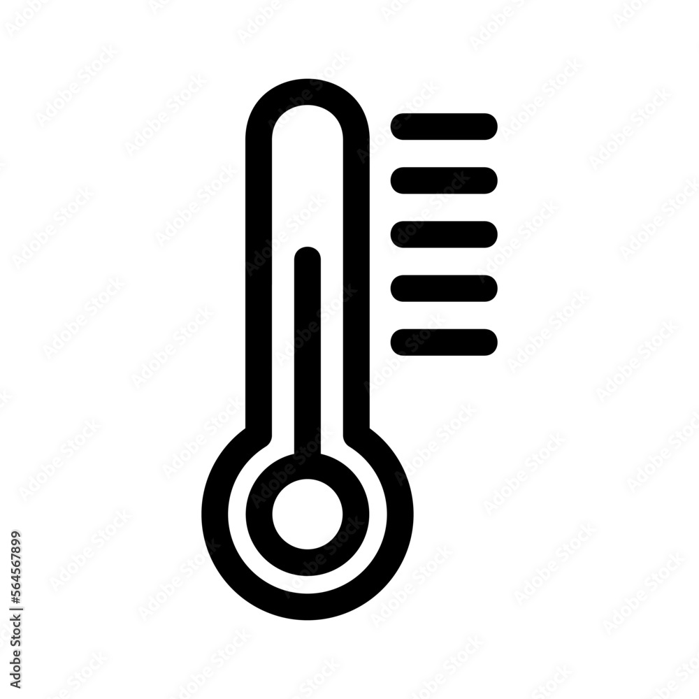 thermometer icon or logo isolated sign symbol vector illustration - high quality black style vector icons thermometer icon or logo isolated sign symbol vector illustration - high quality black style vector icons