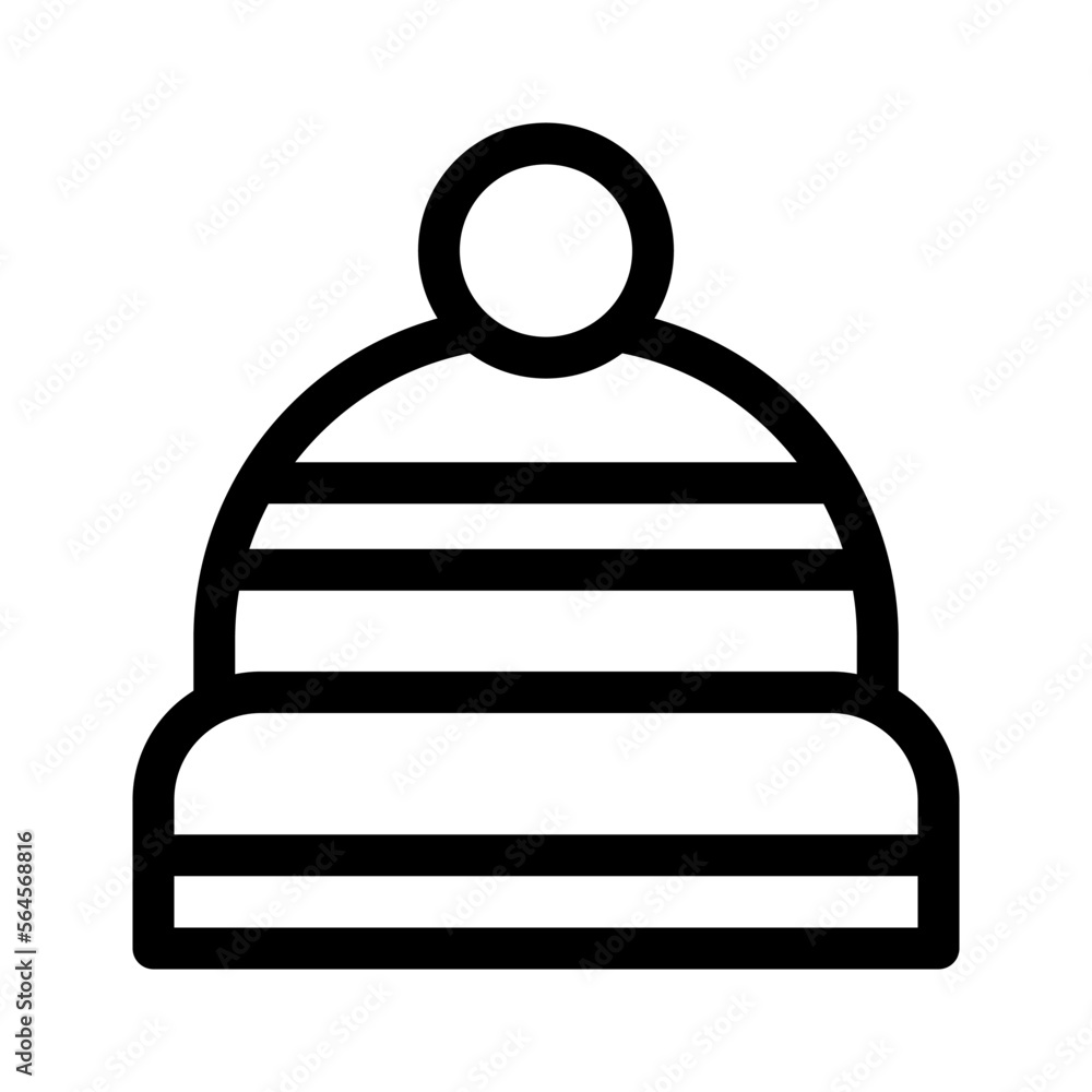 warm hat icon or logo isolated sign symbol vector illustration - high quality black style vector icons warm hat icon or logo isolated sign symbol vector illustration - high quality black style vector icons