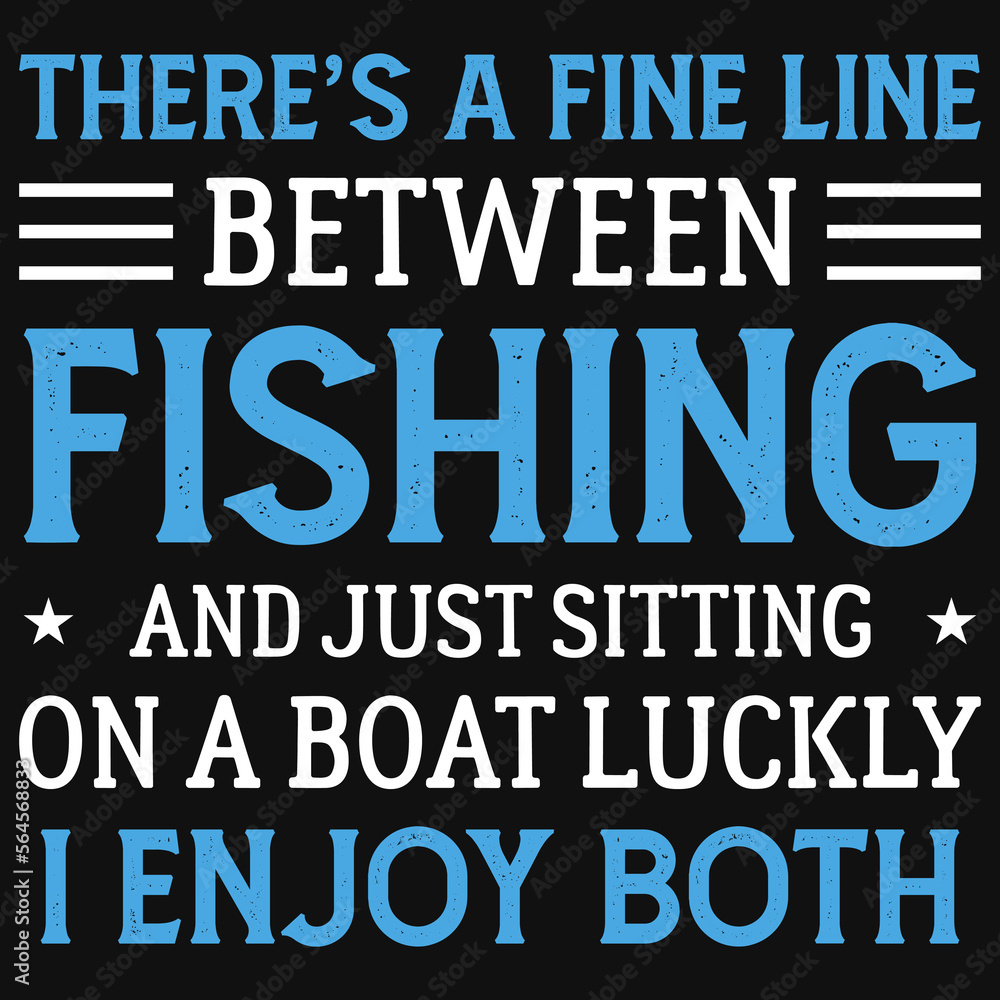 Fishing typography tshirt design