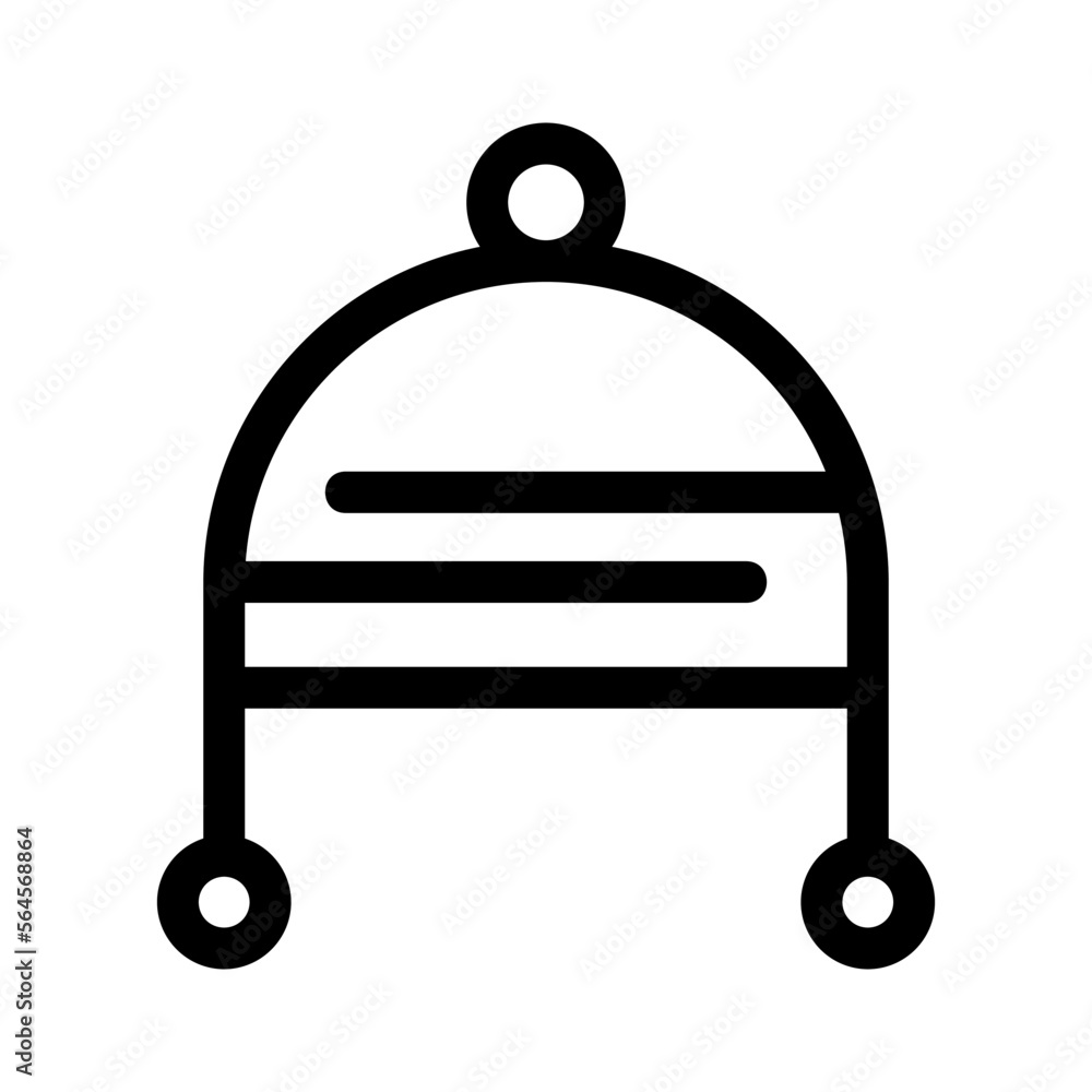warm hat icon or logo isolated sign symbol vector illustration - high quality black style vector icons warm hat icon or logo isolated sign symbol vector illustration - high quality black style vector icons