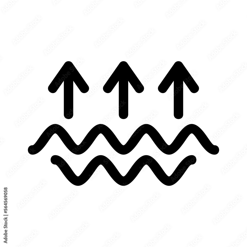 water level icon or logo isolated sign symbol vector illustration - high quality black style vector icons water level icon or logo isolated sign symbol vector illustration - high quality black style vector icons