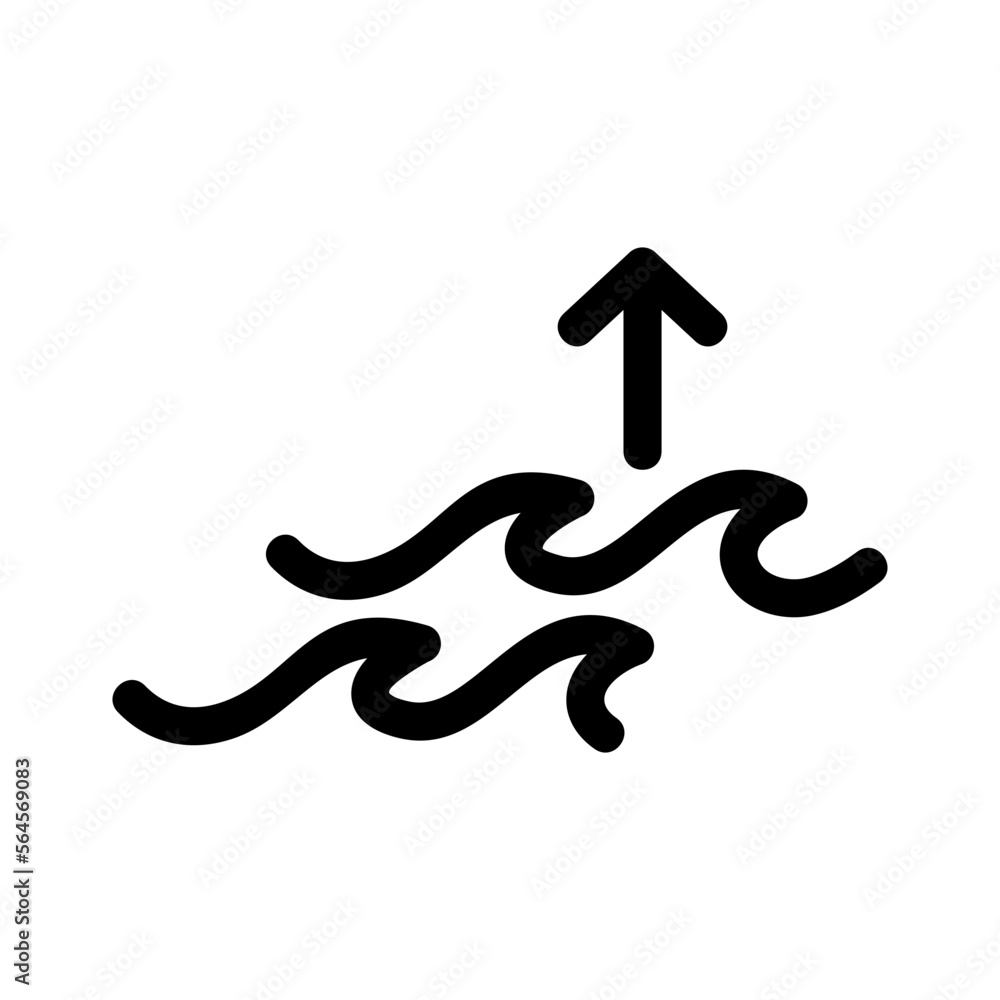 water level icon or logo isolated sign symbol vector illustration - high quality black style vector icons water level icon or logo isolated sign symbol vector illustration - high quality black style vector icons