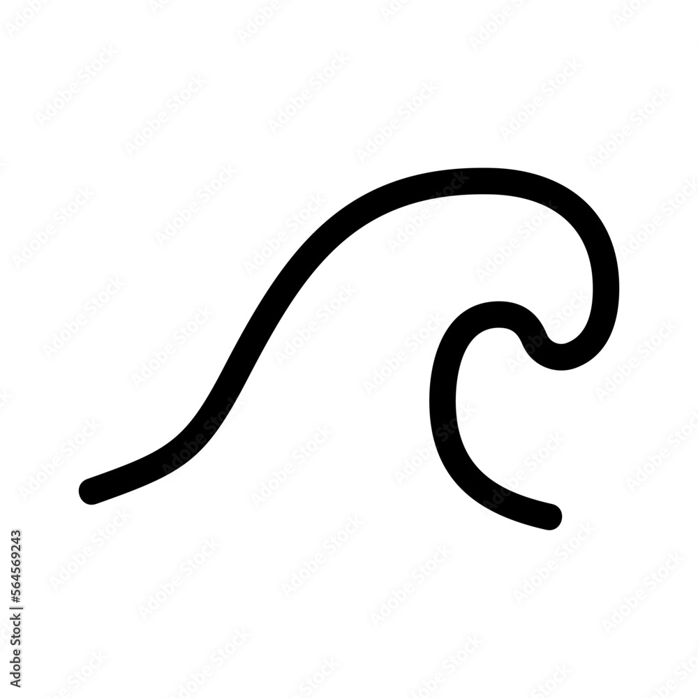 wave icon or logo isolated sign symbol vector illustration - high quality black style vector icons wave icon or logo isolated sign symbol vector illustration - high quality black style vector icons