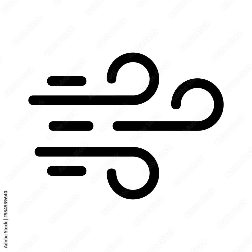 wind icon or logo isolated sign symbol vector illustration - high quality black style vector icons wind icon or logo isolated sign symbol vector illustration - high quality black style vector icons